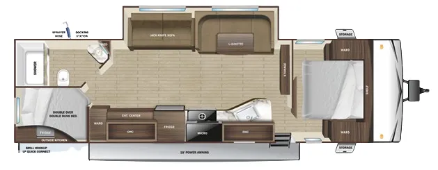 Highland Ridge Open Range Conventional 28BHS floor plan