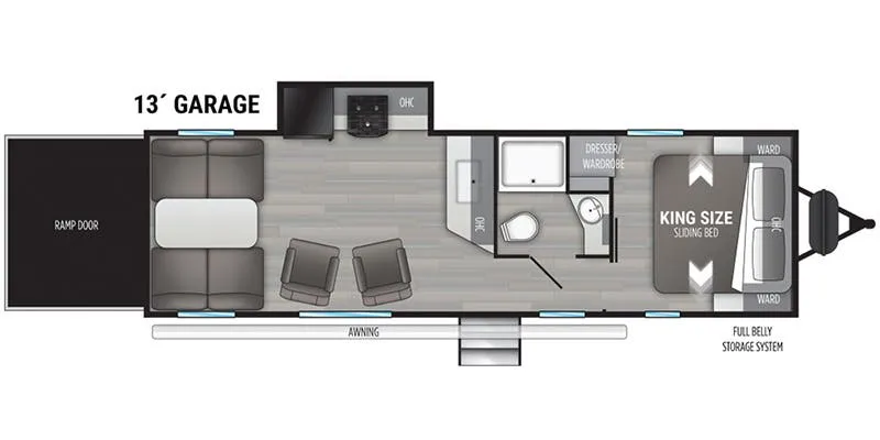 2022 Cruiser RV MPG MPG 2700TH floor plan