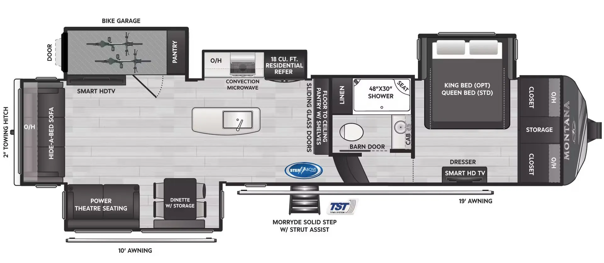 Keystone Montana 3623EB floor plan