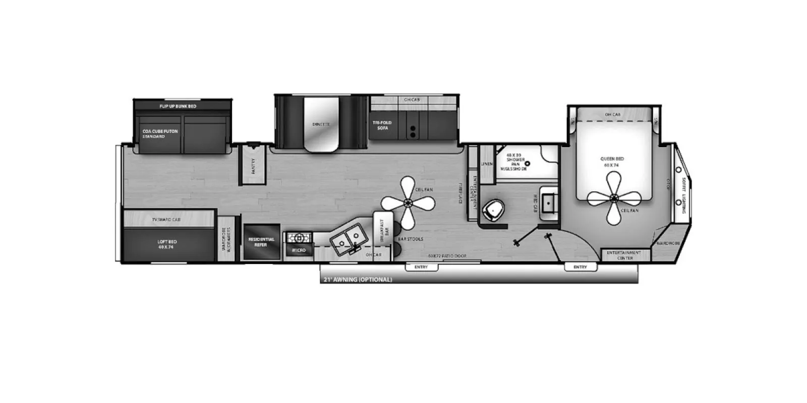 2020 Coachmen Catalina Destination 40BHTS - Photo 3