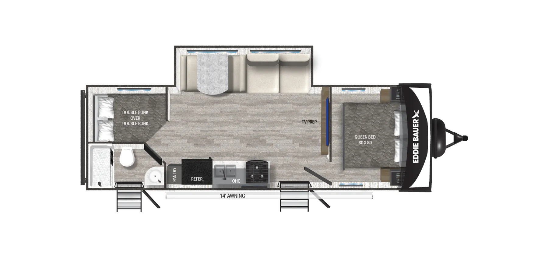 Heartland Eddie Bauer EBS 261BH floor plan