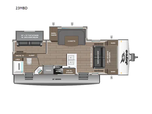 2026 Jayco Jay Feather 23MBD - Photo 3