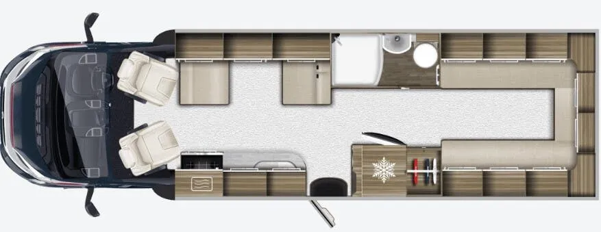 Auto-Trail Frontier SCOUT floor plan