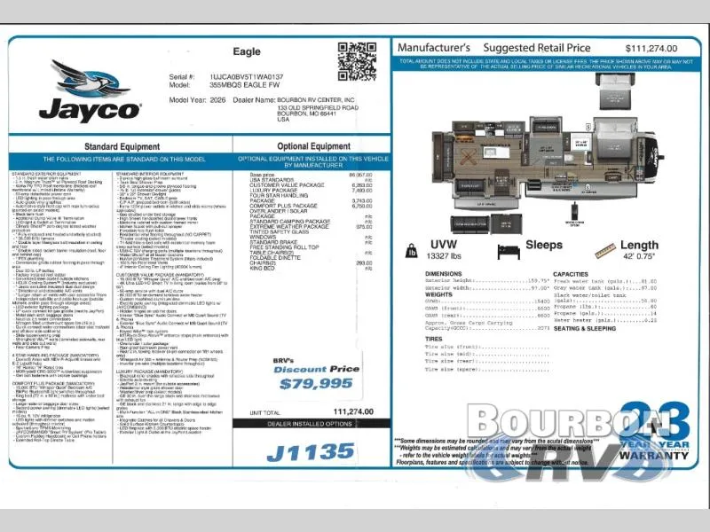 2026 Jayco Eagle 355MBQS - Photo 3
