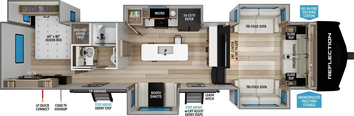 Grand Design Reflection 360FLS floor plan