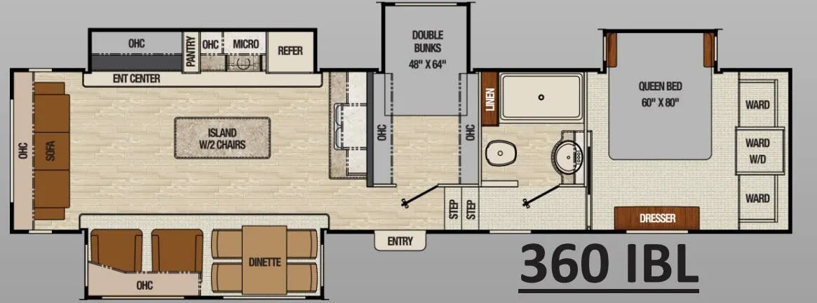 Coachmen Chaparral 360IBL floor plan