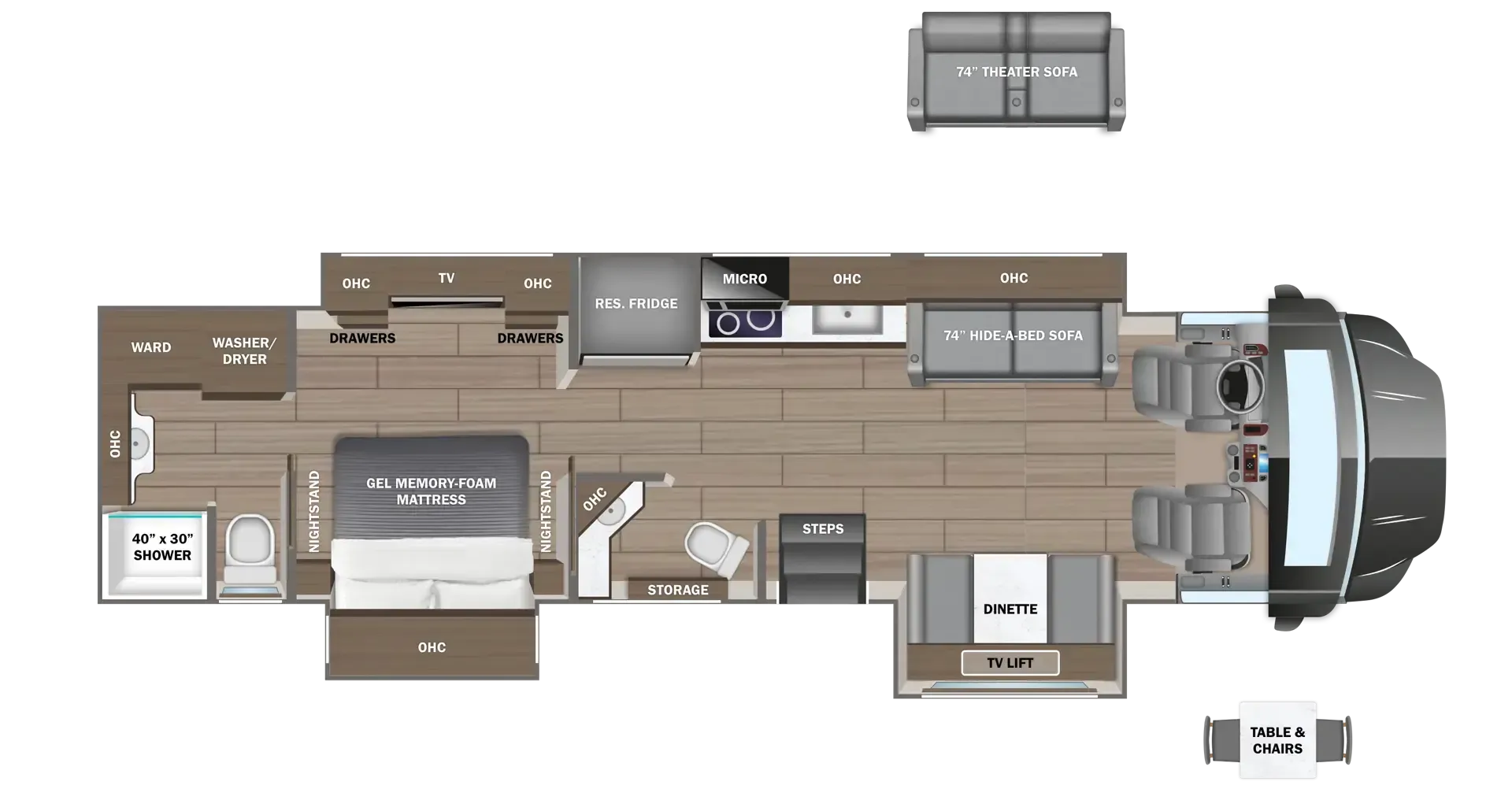 Entegra Coach Centurion 39N floor plan