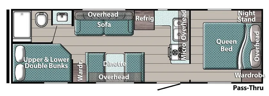 Gulf Stream Innsbruck Lite Ultra-Lite 275FBG floor plan