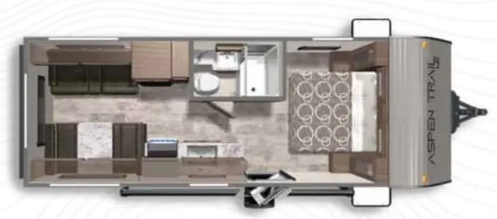 2022 Dutchmen Aspen Trail LE 21RD - Floor plan