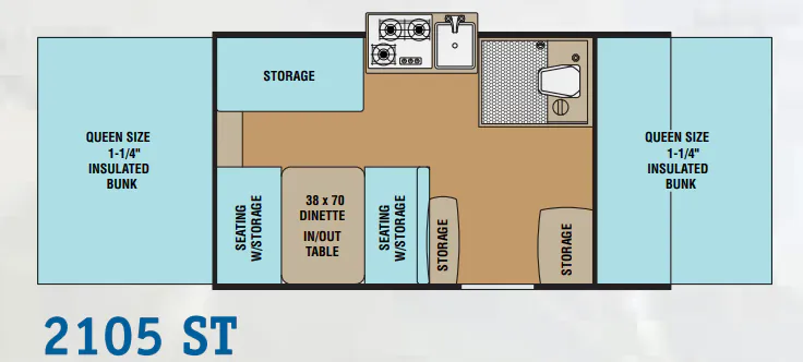Forest River Viking Epic 2105 ST floor plan