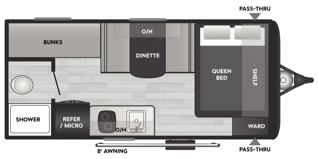 Keystone Coleman 17B floor plan