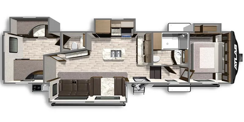 Dutchmen Atlas 3342BHF floor plan