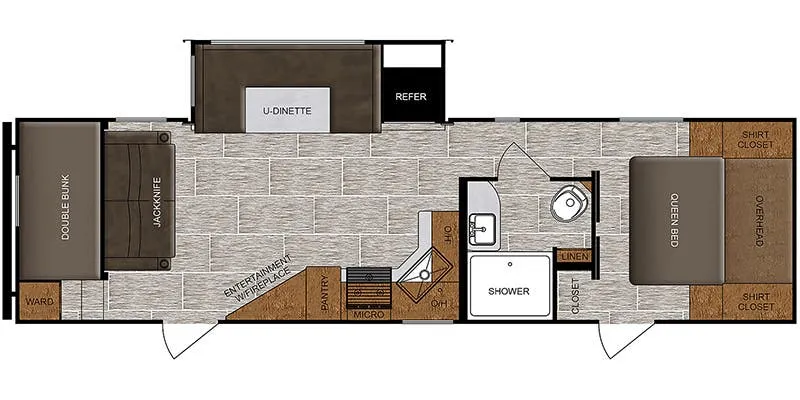 Prime Time Avenger 28BHS floor plan
