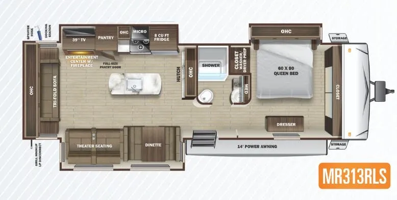 Highland Ridge Mesa Ridge Limited MR313RLS exterior