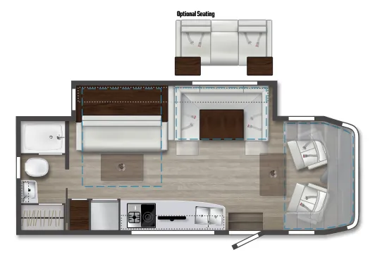 Winnebago View 24D floor plan