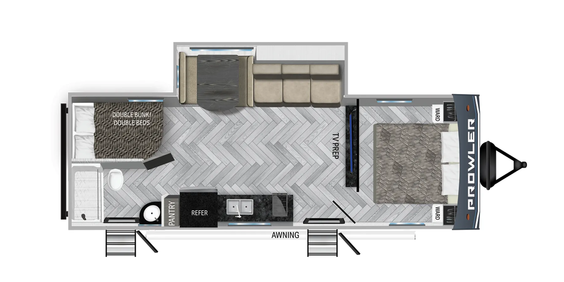 Heartland Prowler Lynx 265BHX floor plan
