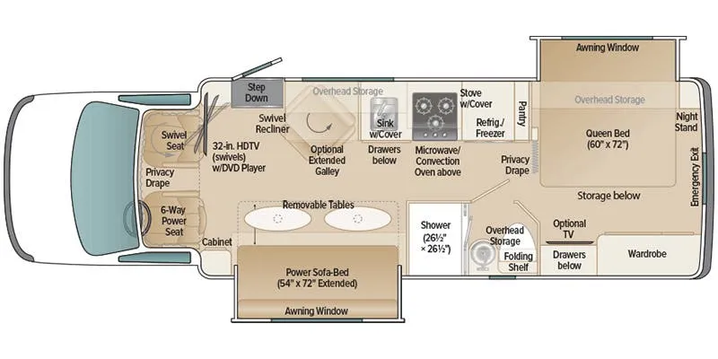 Coach House Platinum 272XL FS floor plan