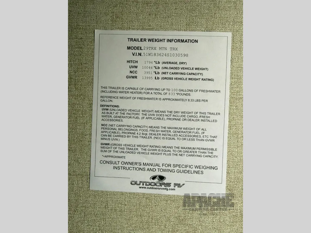 2025 Outdoors RV Trail Series 29TRX, Photos photo 28