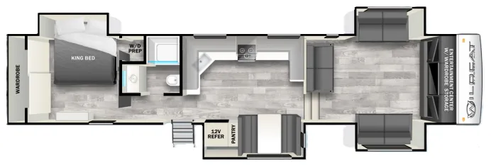 2024 Forest River Wildcat 35FL - Floor plan