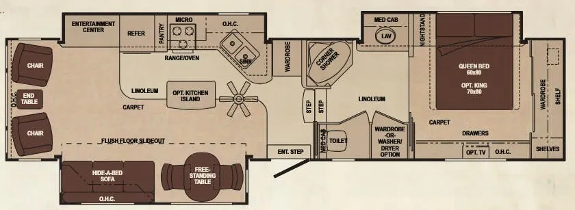 Carriage Cameo 37KS3 floor plan