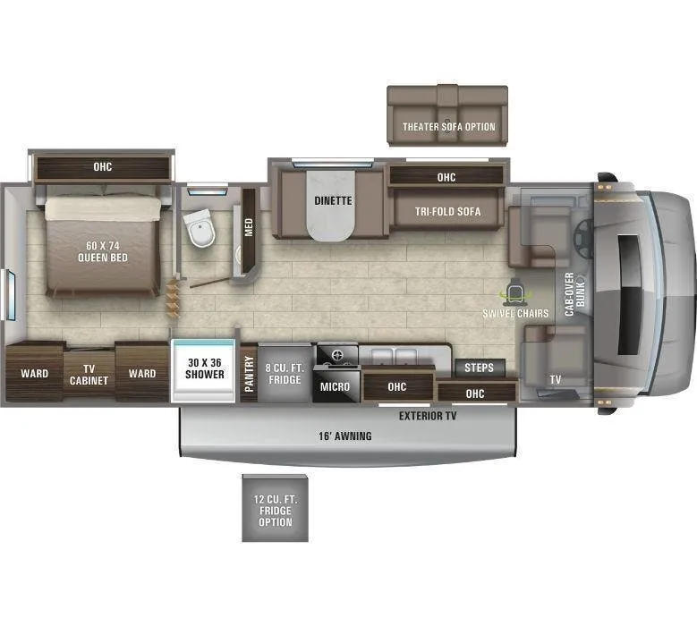 Entegra Coach Esteem 29V floor plan
