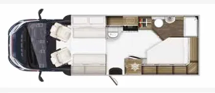 Auto-Trail Tracker FB floor plan