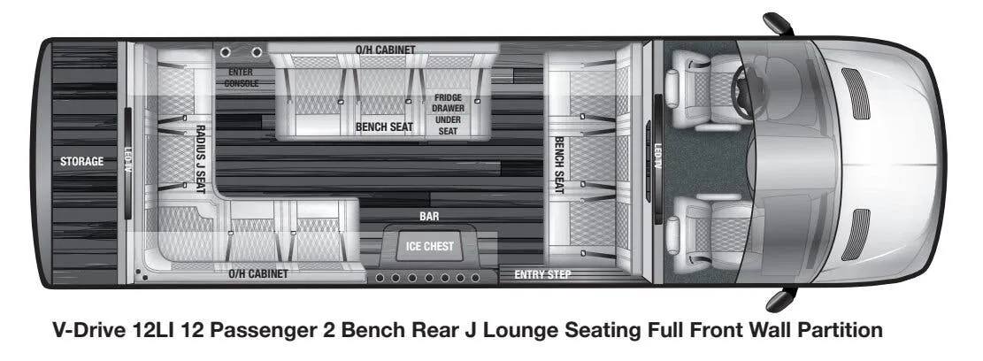 OGV Luxury Coach V-Drive 12LI floor plan