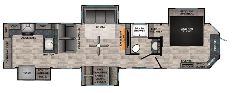 CrossRoads Hampton 380RKS floor plan