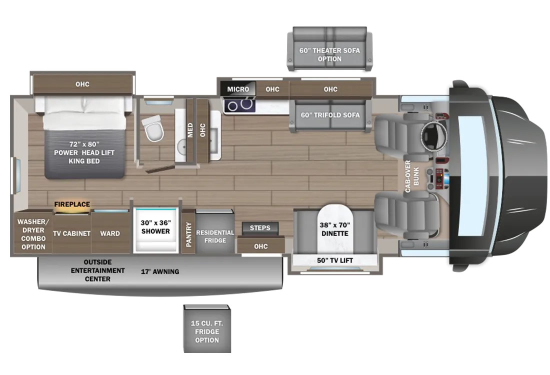 2026 Entegra Coach Accolade XT 35L - Floor plan