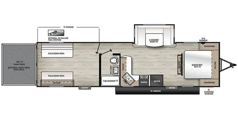 Coachmen Catalina Trail Blazer 29THS floor plan