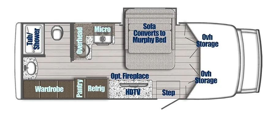 Gulf Stream BT Cruiser 5240 floor plan