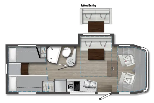 Winnebago View 24V floor plan