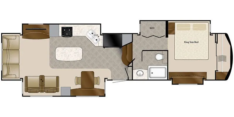 DRV Mobile Suites MS 40KSSB4 floor plan