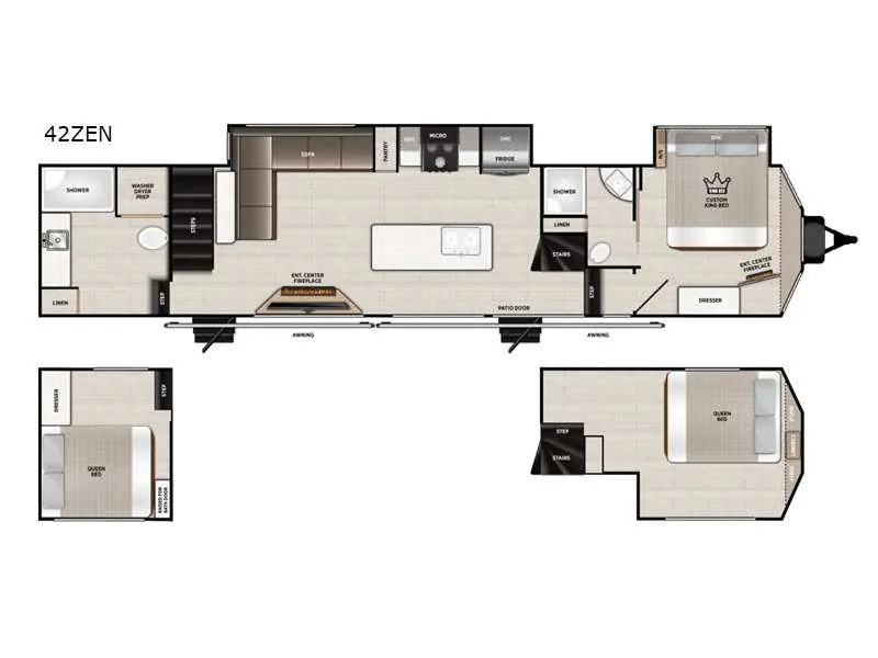 2027 Forest River Wildwood Lodge 42ZEN — Floor plan