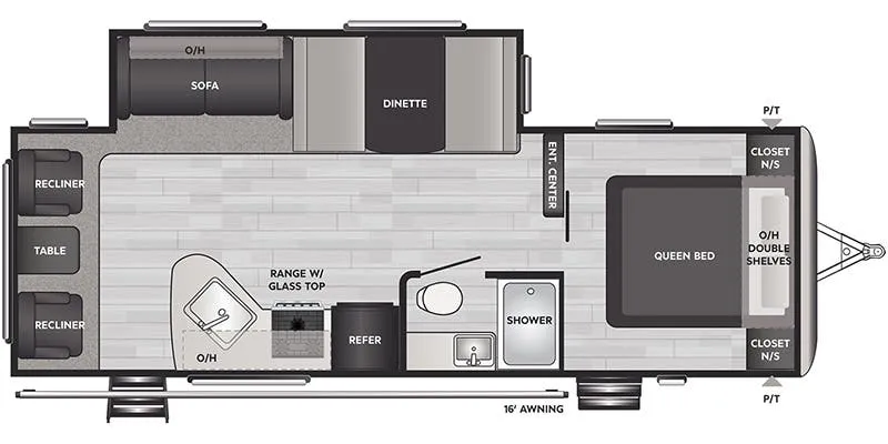 2022 Keystone Springdale 266RL floor plan