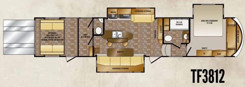 CrossRoads Elevation TF3812 floor plan