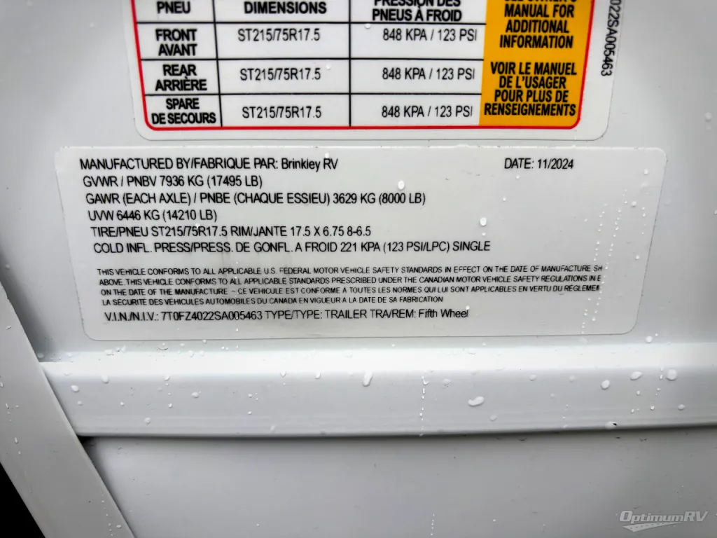 2025 Brinkley Model Z 3400, Photos photo 23