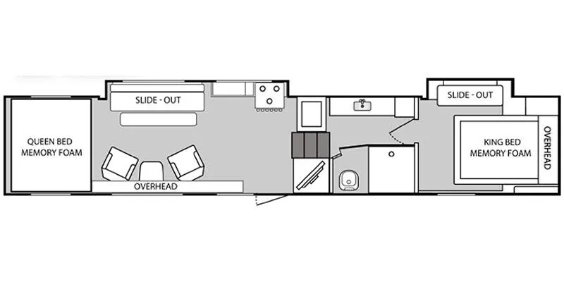 Genesis Supreme Rage'n RCA 3618RCA floor plan