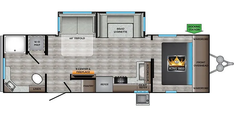CrossRoads Cruiser Aire CR27RBS floor plan