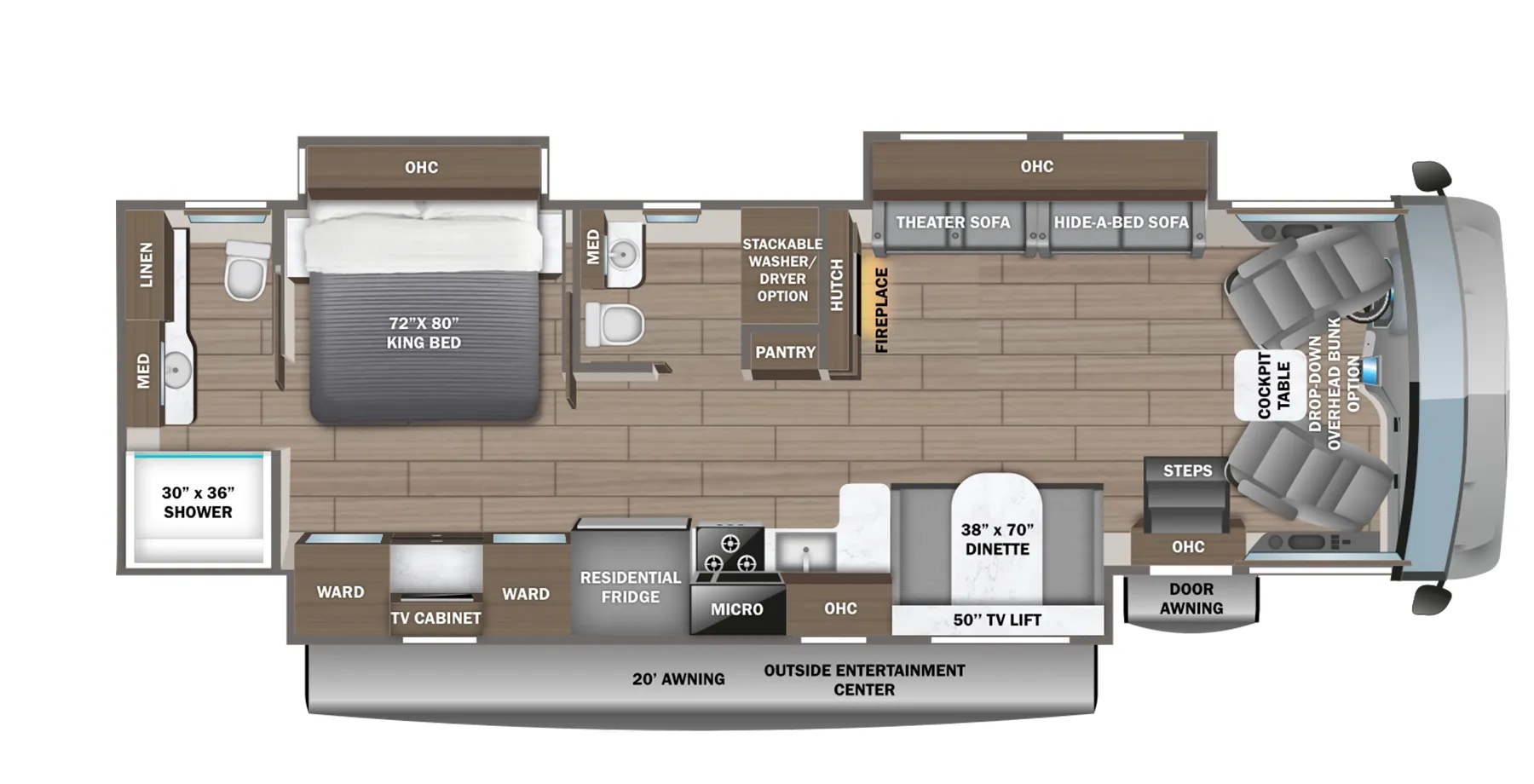 2026 Jayco Precept 36C - Floor plan