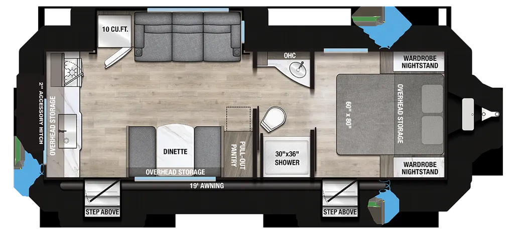 2025 Alliance RV Delta RK234 floor plan
