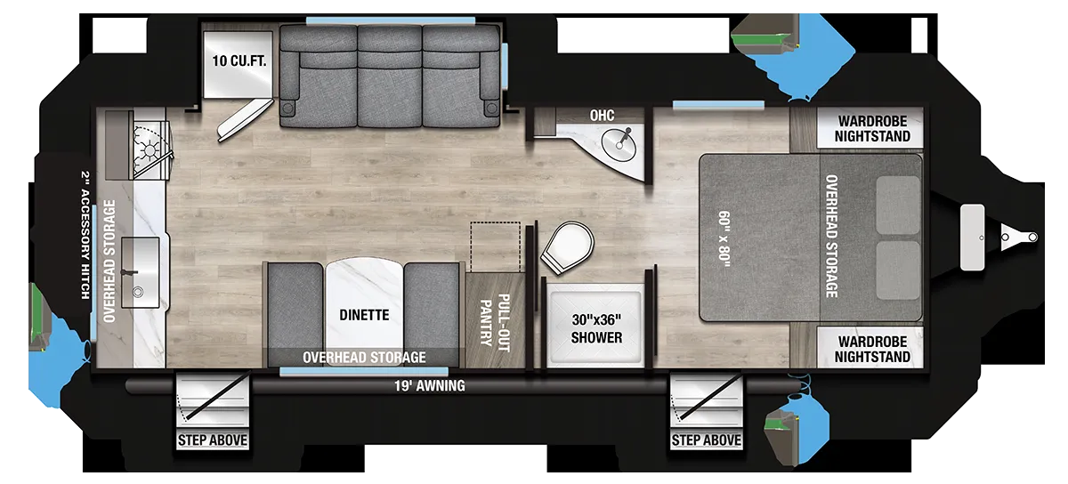 2025 Alliance RV Delta RK234 - Floor plan