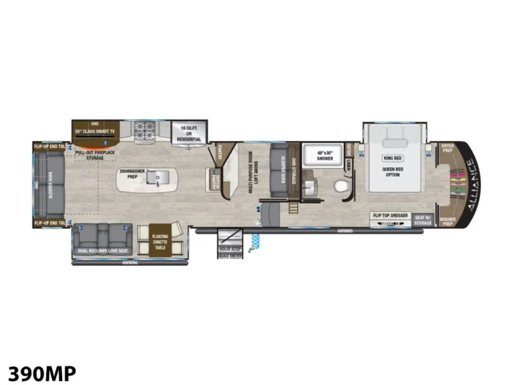 2022 Alliance RV Paradigm 390MP dealer photo 2 from I-35 RV Center