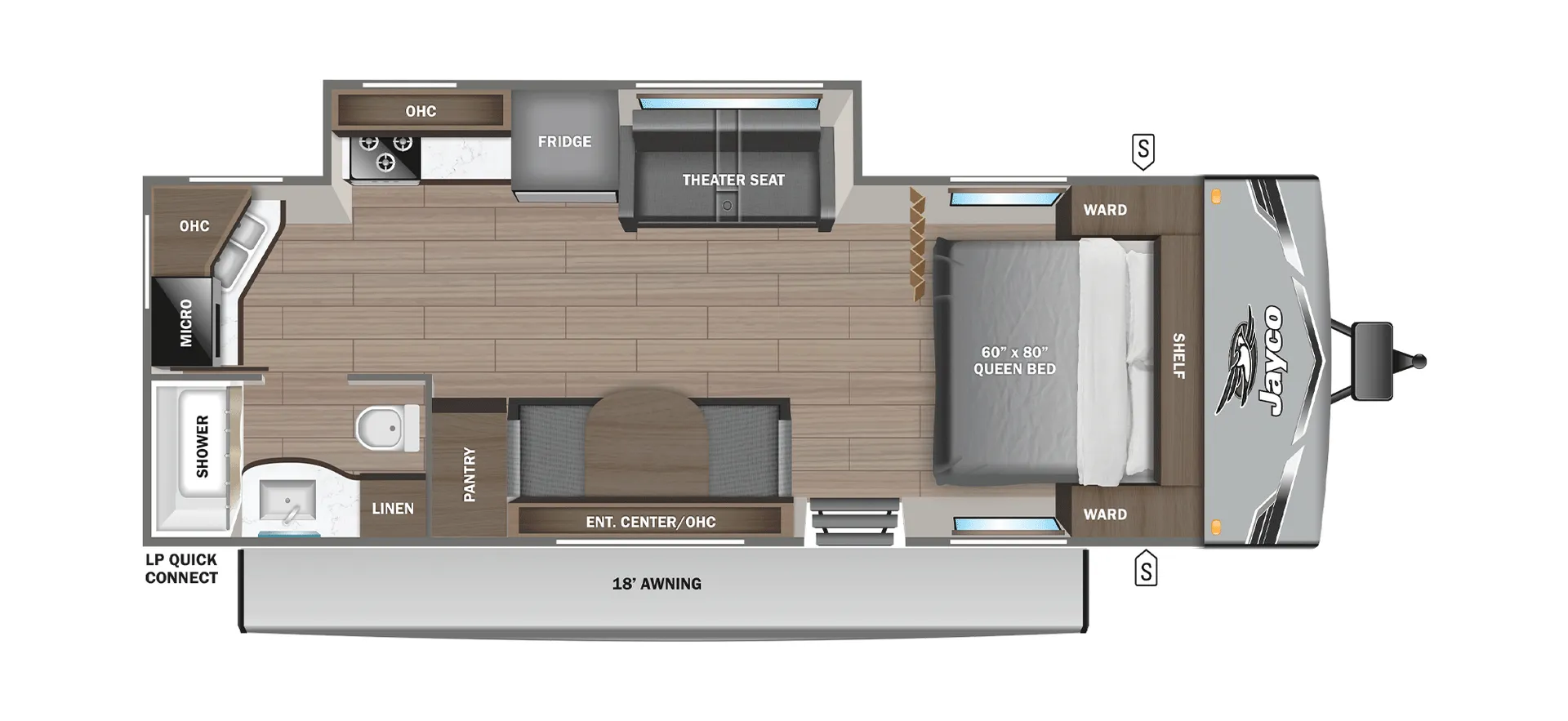 2026 Jayco Jay Flight SLX 225MLSW - Floor plan