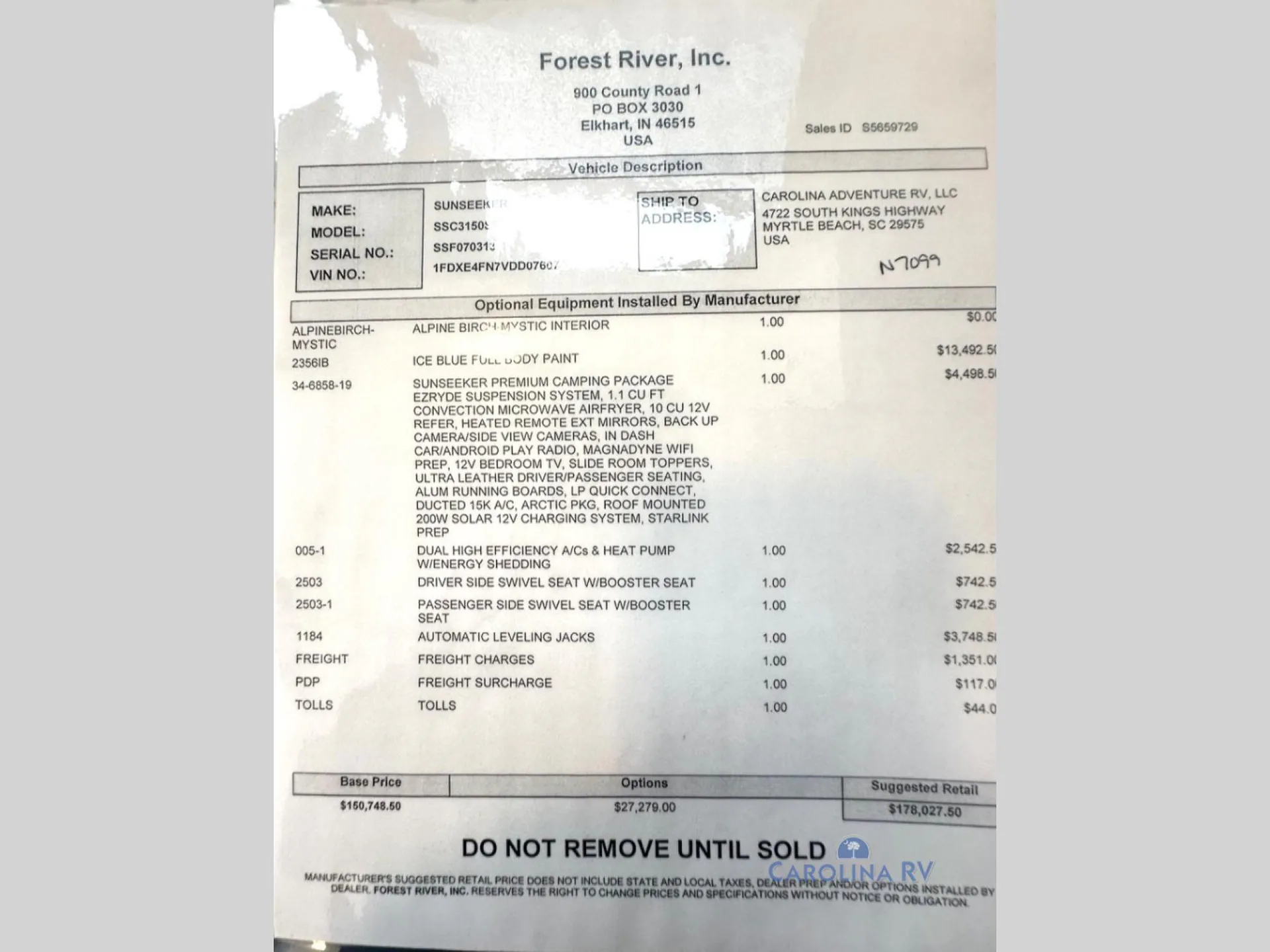 2027 Forest River Sunseeker 3150S — Photo 5