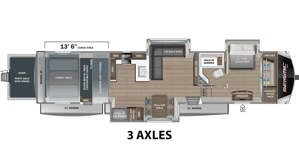 2026 Jayco Seismic 399 floor plan