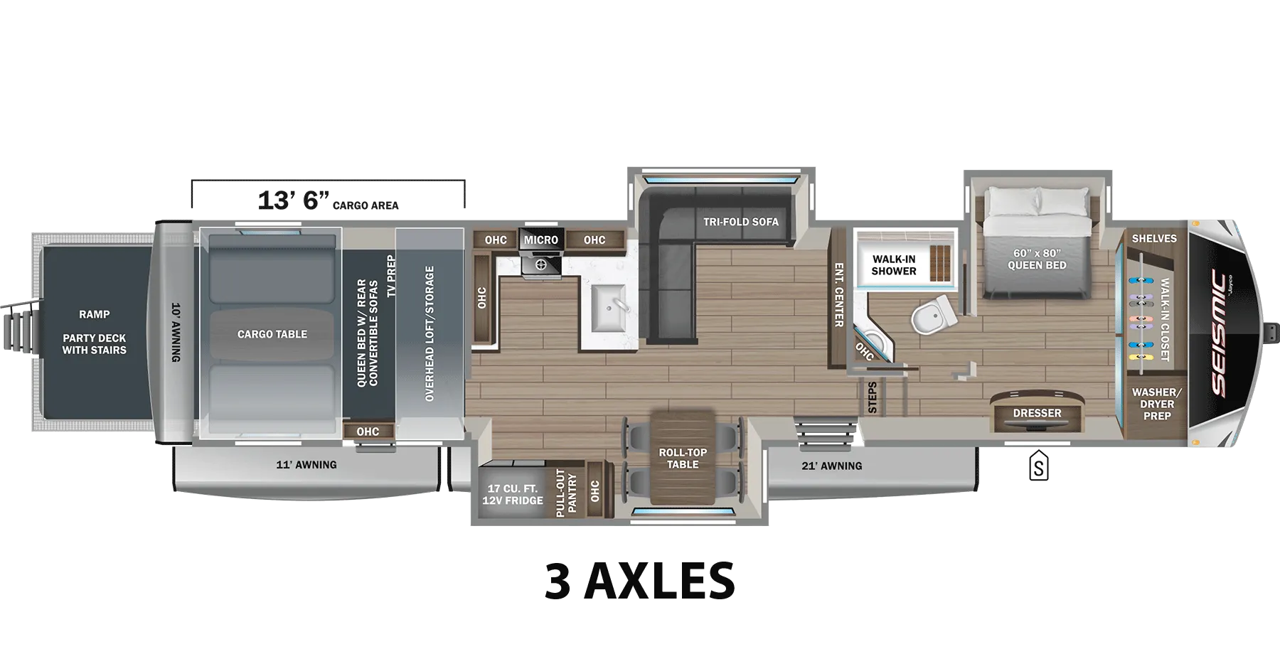 2026 Jayco Seismic 399 - Floor plan