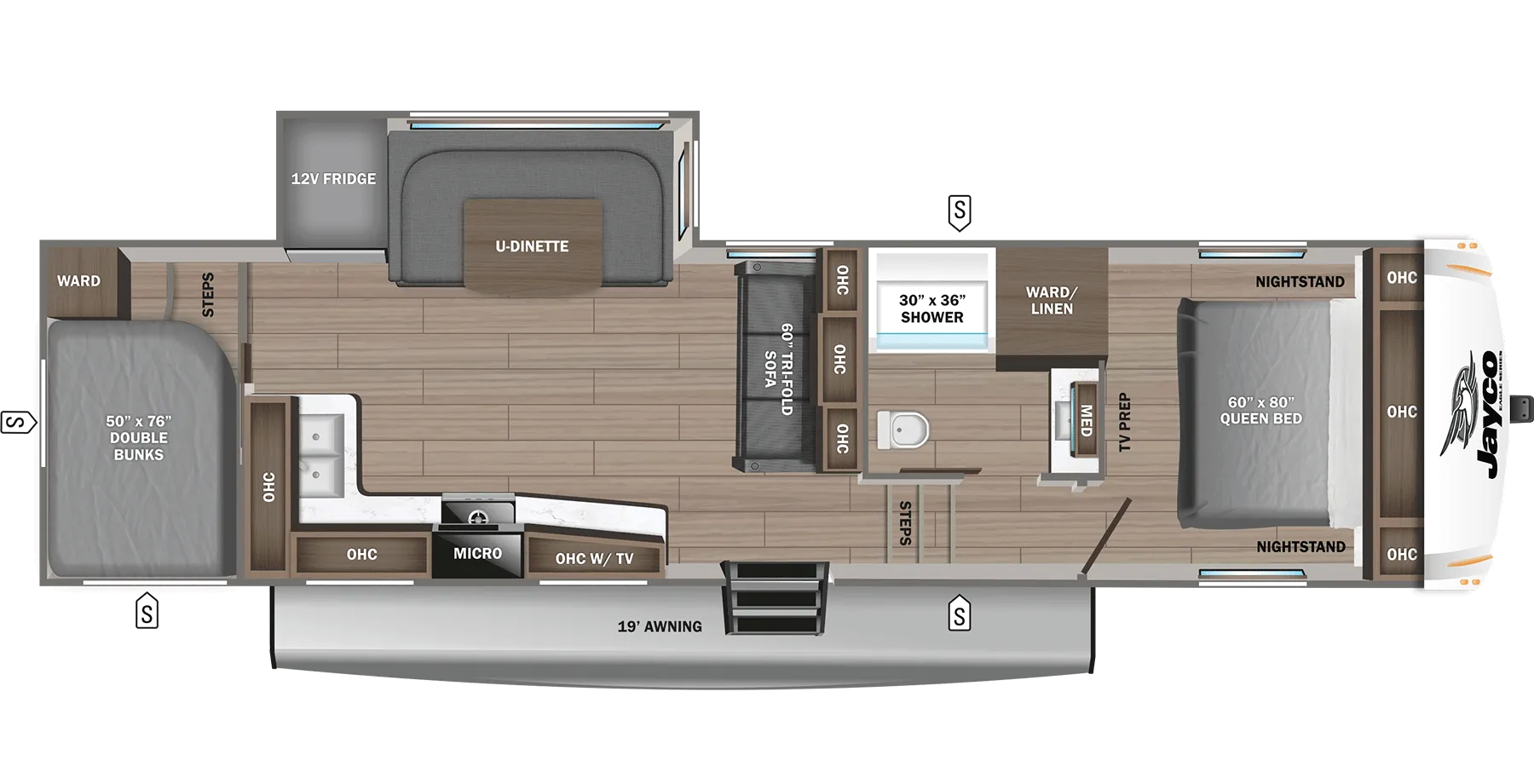 2026 Jayco Eagle SLE 28BHU - Floor plan