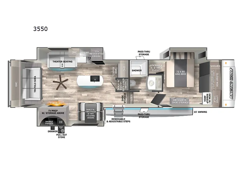 2023 Forest River Cherokee Arctic Wolf 3550 SUITE - Photo 3