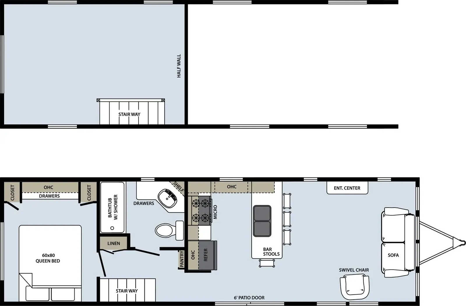 Forest River Quailridge Summit 39UKL-S floor plan